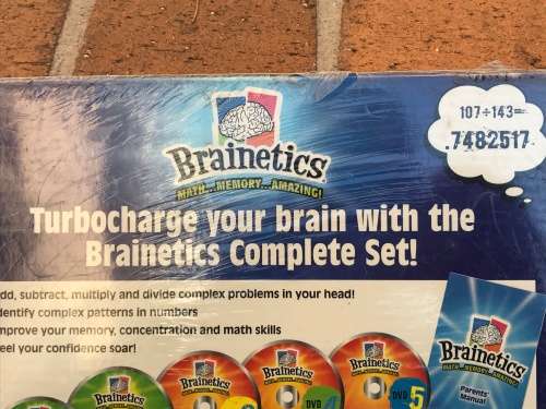 Brainetics Complete Sets 1 and 2 Brand New - amazing memory