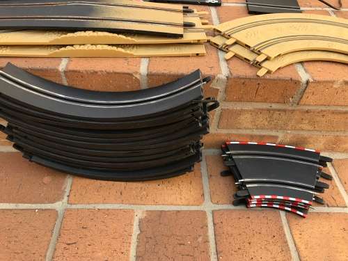 Carrera slotcar tracks including desert tracks