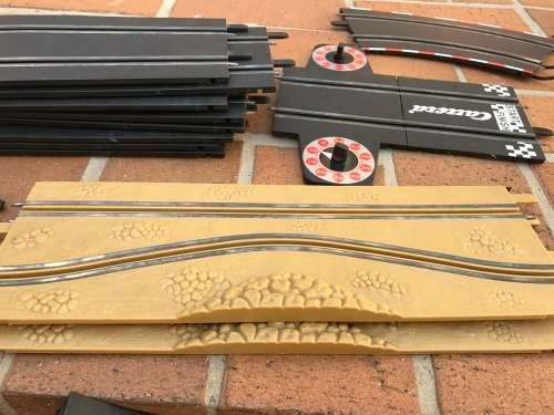 Carrera slotcar tracks including desert tracks