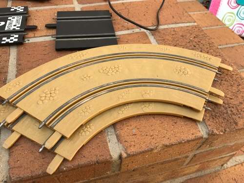 Carrera slotcar tracks including desert tracks