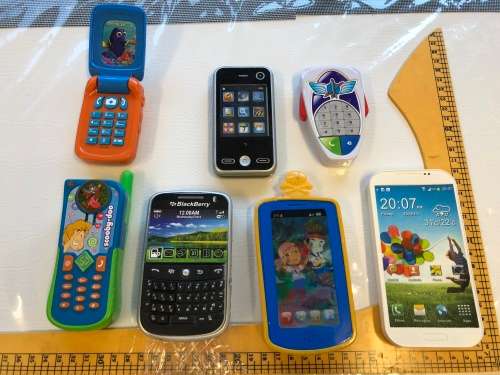 7 x play phones pretend playing