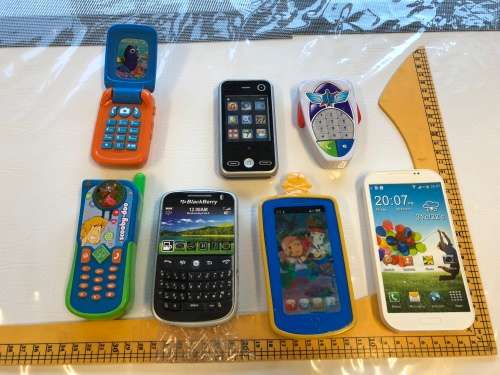 7 x play phones pretend playing