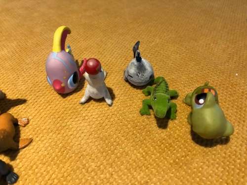 large collection of collectable mini dog figures for playing or collection - approx 60