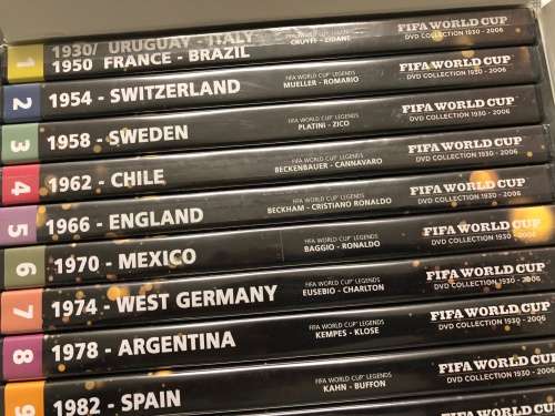 Brand new full set of Fifa world cup DVD's - must have - rare
