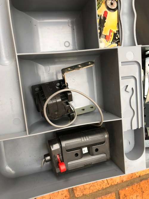 Lovely and large Meccano case with meccano pieces