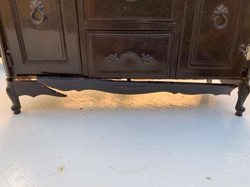 Vintage dining room furniture - some items need gluing