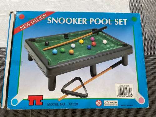 Kids small pretend play pool table