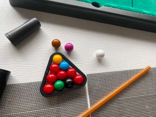 Kids small pretend play pool table