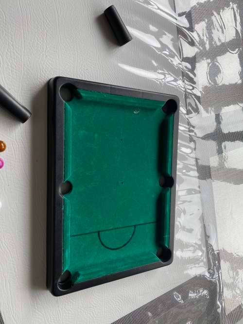 Kids small pretend play pool table