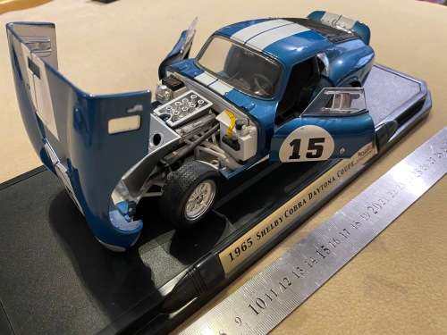 Vintage 1965 Shelby Cobra Model Car Large