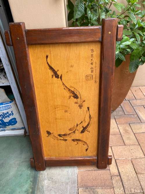 Large Japanese Wood Frame Beautiful and Large - Solid wood
