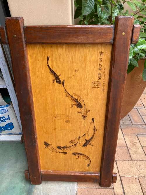 Large Japanese Wood Frame Beautiful and Large - Solid wood
