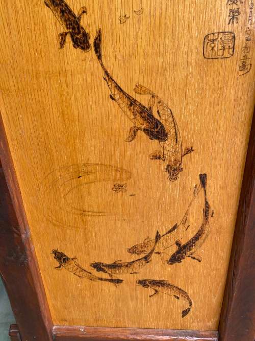 Large Japanese Wood Frame Beautiful and Large - Solid wood