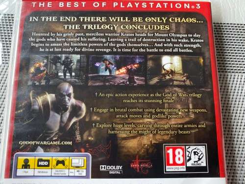 PS3 God of War Game