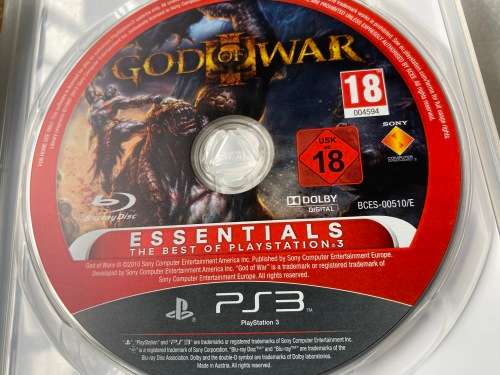 PS3 God of War Game