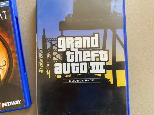 PS2 x 2 - Mortal Kombat Deception and Grand Theft Auto 3