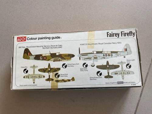 Frog Firefly Naval Fighter model aircraft