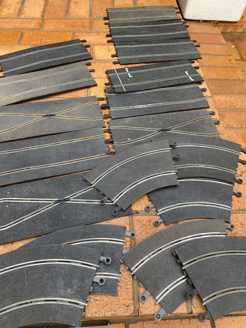 Nice set of scalextric tracks - cheap - see pics