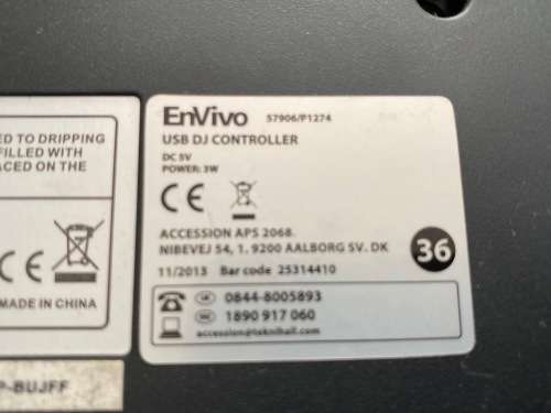Envivo USB DJ Controller with software - nice