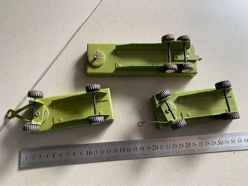 Amazing and heavy steel trailers - very nice - vintage and solid