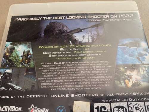 Call of Duty Modern Warfare PS3