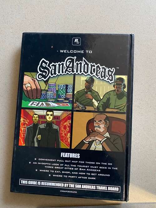 Grant Theft Auto San Andreas - Book with disc - GTA