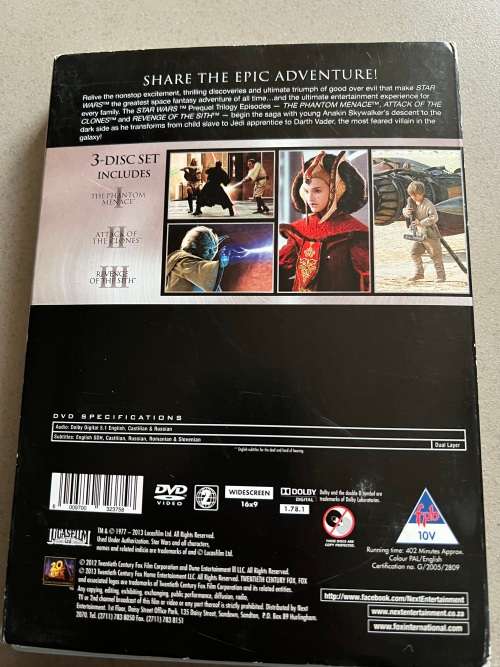 Star Wars Collection DVD Set 2