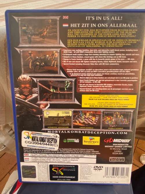 PS2 Mortal Kombat Deception