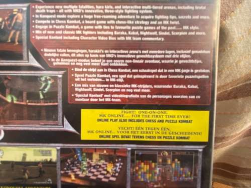 PS2 Mortal Kombat Deception