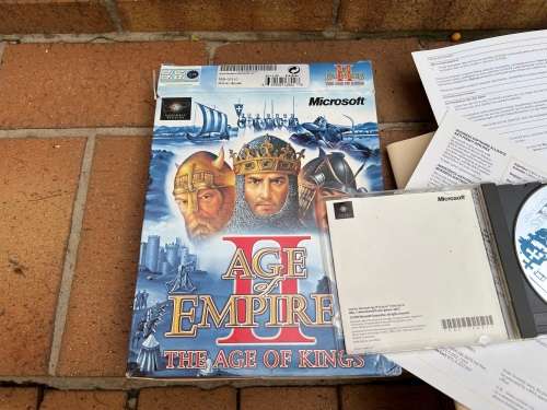 Big Box Age of Empires II game - rare and nice