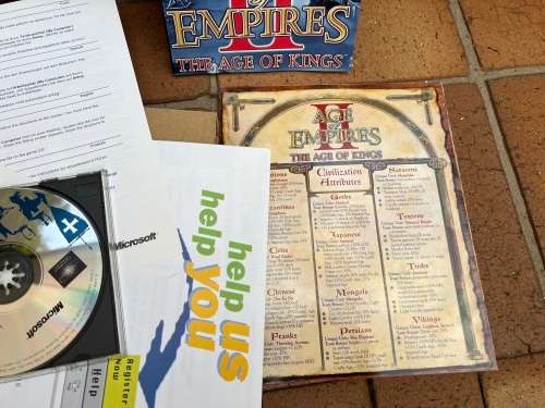 Big Box Age of Empires II game - rare and nice
