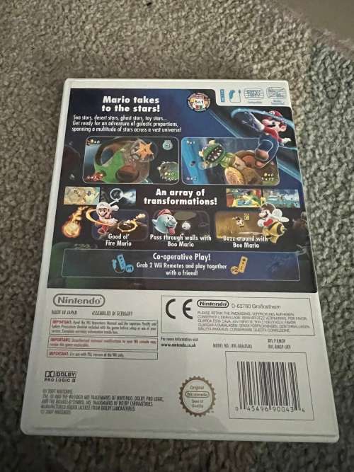 Wii Super Mario Galaxy - excellent