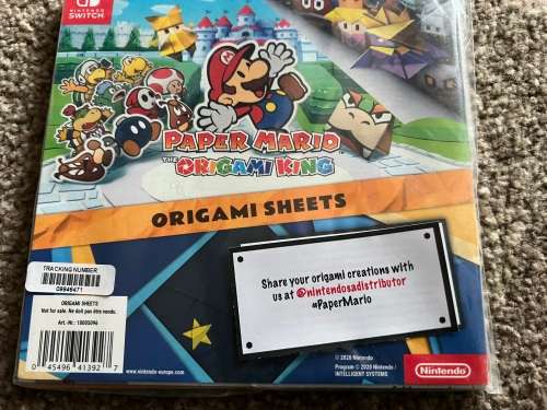 Nintendo Switch Mario Origami