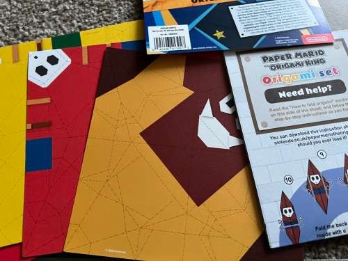 Nintendo Switch Mario Origami