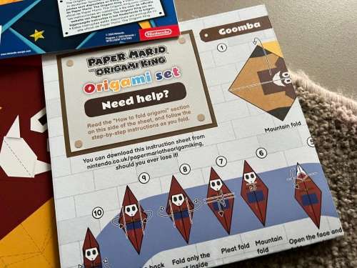 Nintendo Switch Mario Origami