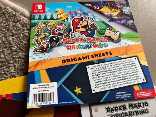 Nintendo Switch Mario Origami