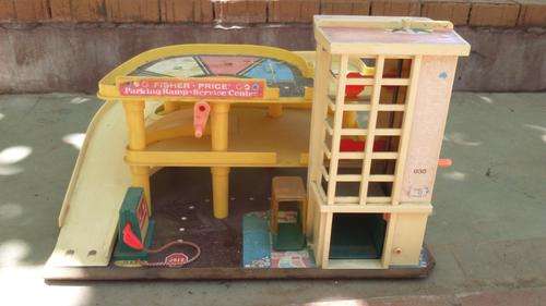 Vintage Fisher Price car park