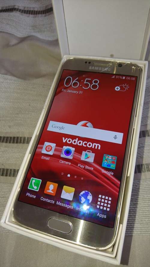 Samsung Galaxy S6 (32 gig) - (SM-G920F) - Gold Platinum -  100% working condition (Please read)