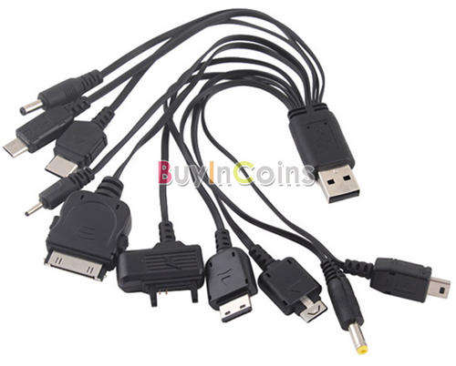Universal USB Charger Cable for Cellphone iPhone iPod L