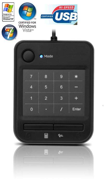 4 in 1 - USB SmartPad - Mouse Tapping+Window+Number Pad+Easy Browsing Functions for XP, Vista & 7