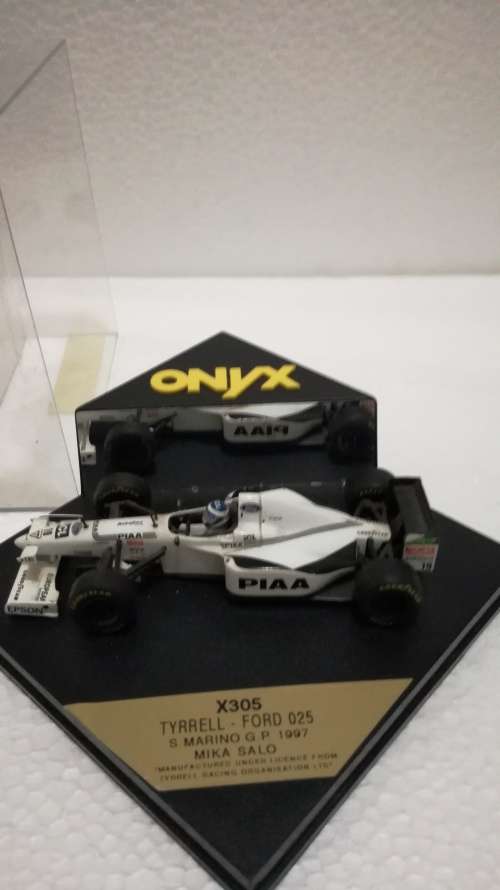 F1 Formula1 Tyrrell Ford-025 San Marino GP 1997 Driver Mika Salo Onyx Model