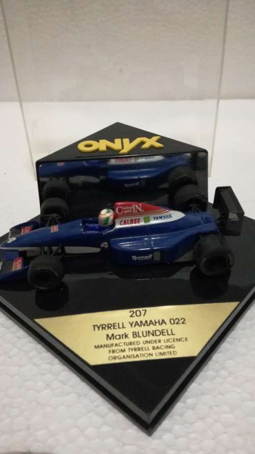 F1 Formula1 Tyrell Yamaha 022 Driver, Mark Blundell Onyx Model