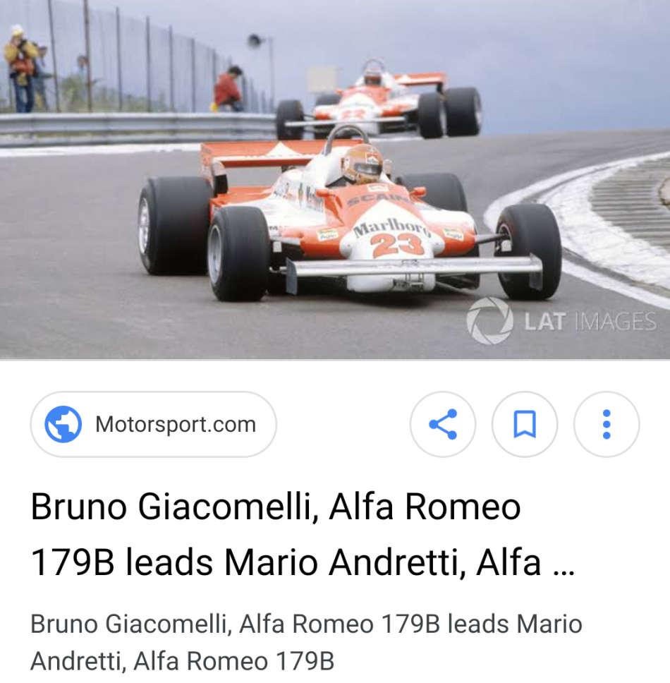 F1 Formula1 Alfa Romeo 179B Bruno Giacomelli 1981 Vitesse Limited Edition