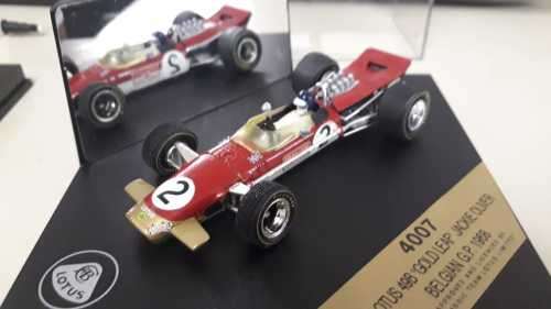 F1 Formula 1 Brand New Quartzo F1 code:4007 Lotus 49B Gold Leaf Jackie Oliver Belgian GP 1968