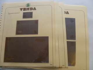 Stockbook pre printed pages of Venda x 22