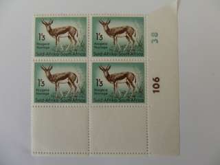 Union of SA (1954) - 1/3 Mint control block