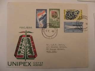 Union (1960) 50th Anniversary of SA Union on Souvenir Cover
