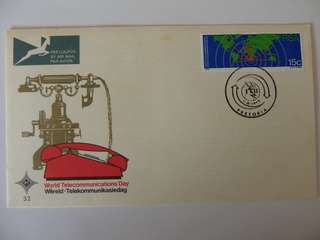RSA 1.32 (1973) - World Telecommunications Day FDC