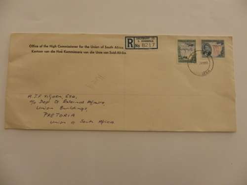 Rhodesia (1955) - Discovery of the Victoria Falls on FDC