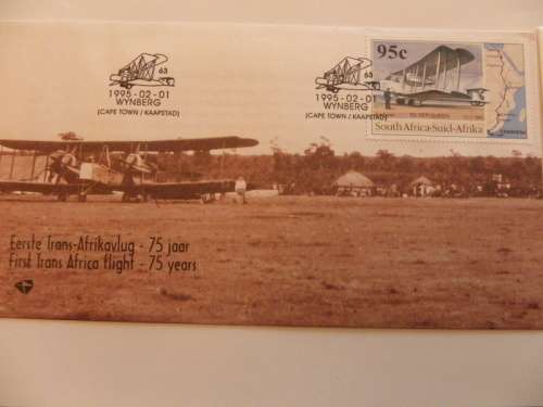 RSA 6.11 (1995) - 75th Anniversary of the First Trans-Atlantic Flight FDC